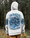 Maxcorners Saltwater Heals Everything Compass Waves Ocean All Over Print LM1501