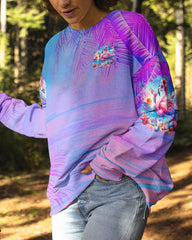 Maxcorners Camping Flip Flops Ocean Kinda Girl Flamingo All Over Print LM2101