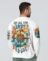 Maxcorners Not All Who Wander Are Lost Compass All Over Print LM1501