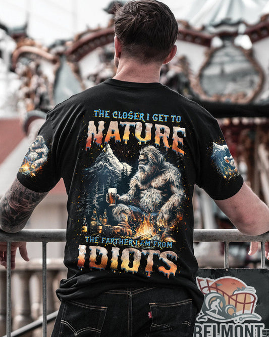 Maxcorners The Closer I Get To Nature Bigfoot All Over Print LM1601