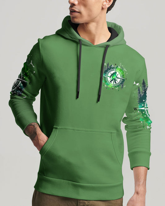 Maxcorners (Hot Deal) Not All Who Wander Are Lost Bigfoot Compass All Over Print LM1601