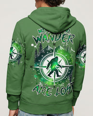 Maxcorners Not All Who Wander Are Lost Bigfoot Compass All Over Print LM2101