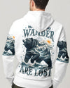 Maxcorners Not All Who Wander Are Lost Bear Compass All Over Print LM1501