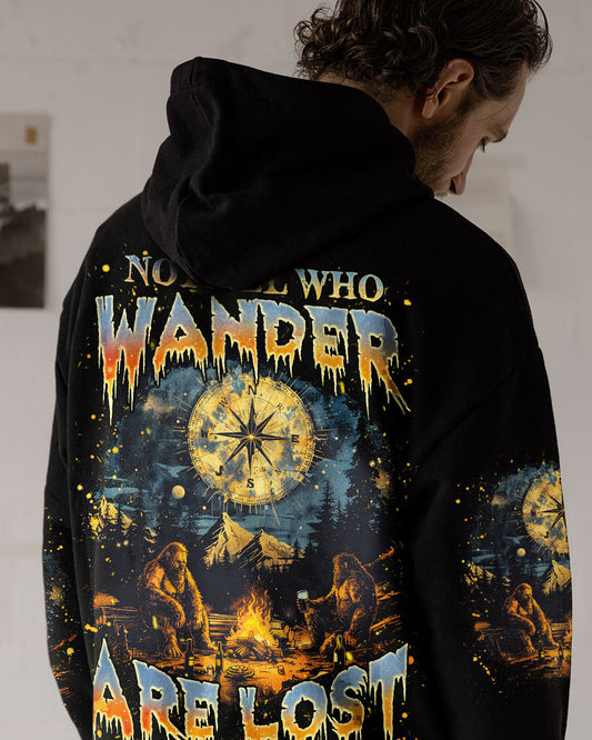 Maxcorners Not All Who Wander Are Lost Bigfoot All Over Print LM1601
