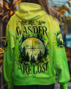 Maxcorners Not All Who Wander Are Lost Compass All Over Print LM2101