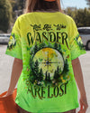 Maxcorners Not All Who Wander Are Lost Compass All Over Print LM2101