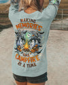 Maxcorners Making Memories One Campfire At A Time Boos Halloween All Over Print LM2101