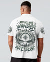 Maxcorners Not All Who Wander Are Lost Compass All Over Print LM2101