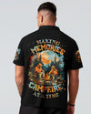 Maxcorners Making Memories One Campfire At A Time Bigfoot All Over Print LM2101