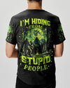 Maxcorners I'm Hiding From Stupid People Bigfoot All Over Print LM1601