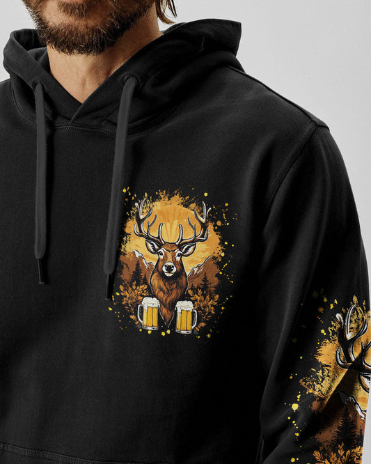Maxcorners Shooting Deers And Drinking Beers All Over Print LM1601