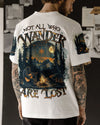 Maxcorners Not All Who Wander Are Lost Bigfoot Compass All Over Print LM1601