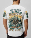 Maxcorners Not All Who Wander Are Lost Compass All Over Print LM2101