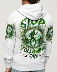 Maxcorners Stop Following Me Bigfoot All Over Print LM1601