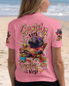 Maxcorners Sandy Toes Sunkissed Nose Hippo All Over Print LM1501
