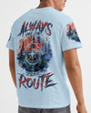 Maxcorners Always Take The Scenic Route Compass All Over Print LM2101