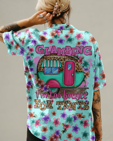 Maxcorners Glamping I'm To Bougee Hawaiian Shirt LM2101