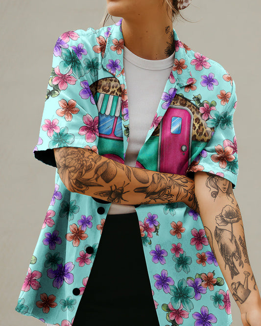 Maxcorners Glamping I'm To Bougee Hawaiian Shirt LM2101