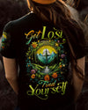 Maxcorners Get Lost Find Yourself Compass All Over Print LM2101