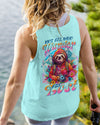 Maxcorners Not All Who Wander Are Lost Sloth All Over Print LM2101