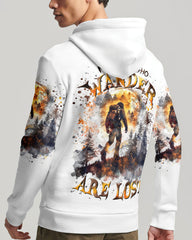 Maxcorners Not All Who Wander Are Lost Bigfoot Compass All Over Print LM2101