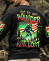 Maxcorners Not All Who Wander Are Lost Bigfoot All Over Print LM1601