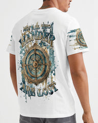 Maxcorners Not All Who Wander Are Lost Compass All Over Print LM2101