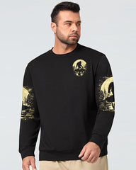 Maxcorners Not All Who Wander Are Lost Bigfoot Moon All Over Print LM1601