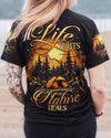 Maxcorners Life Hurts Nature Heals All Over Print LM2101