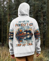 Maxcorners And Into The Forest I Go Bear All Over Print LM2101