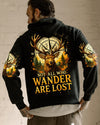 Maxcorners Not All Who Wander Are Lost Deer Compass All Over Print LM1601