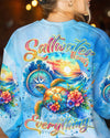 Maxcorners Saltwater Heals Everything Compass Turtle All Over Print LM2101