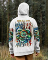 Maxcorners Not All Who Wander Are Lost Compass All Over Print LM2101
