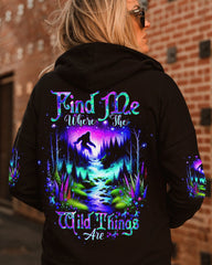 Maxcorners Find Me Where The Wild Things Are Bigfoot All Over Print LM2101
