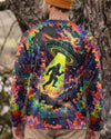 Maxcorners Bigfoot Ufo Swirl All Over Print LM1601