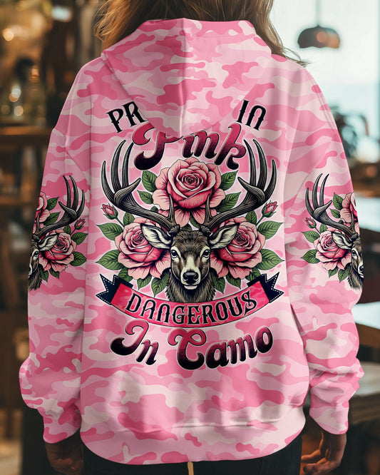 Maxcorners Pretty In Pink Hunting Deer All Over Print LM1601