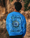 Maxcorners Not All Who Wander Are Lost Compass Ocean All Over Print LM1501