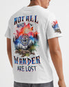 Maxcorners Not All Who Wander Are Lost Compass All Over Print LM2101