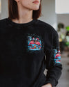 Maxcorners Making Memories One Campfire At A Time Flamingo Christmas All Over Print - Tltw1410244 LM2101