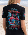Maxcorners Making Memories One Campfire At A Time Flamingo Christmas All Over Print - Tltw1410244 LM2101