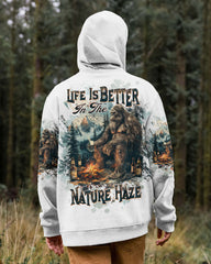 Maxcorners Life Is Better In The Nature Haze Bigfoot All Over Print LM1601