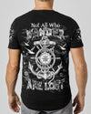 Maxcorners Not All Who Wander Are Lost Compass All Over Print LM1501