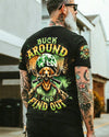 Maxcorners Buck Around And Find Out Deer Hunting Foxhound Dog All Over Print LM1601