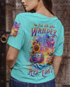 Maxcorners Not All Who Wander Are Lost Compass All Over Print LM2101