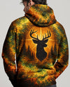 Maxcorners Deer Hunting Vintage Swirl All Over Print LM1601
