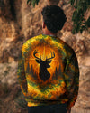 Maxcorners Deer Hunting Vintage Swirl All Over Print LM1601