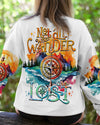 Maxcorners Not All Who Wander Are Lost Compass All Over Print LM2101