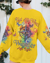 Maxcorners Not All Who Wander Are Lost Compass All Over Print LM2101