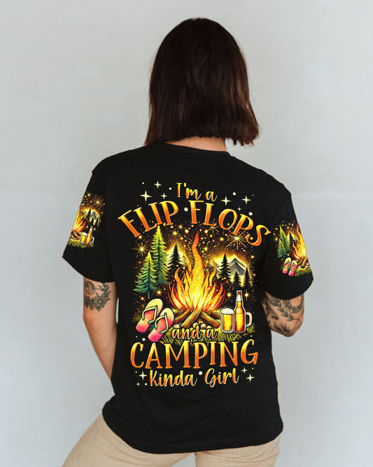 Maxcorners I'm A Flip Flops And A Camping Kinda Girl All Over Print LM2101