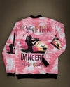 Maxcorners Pretty In Pink Hunting Bomber Jacket LM1601